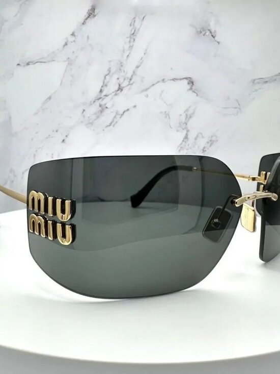 ✨ Miu Miu Rimless Logo Sunglasses ✨ main image 13